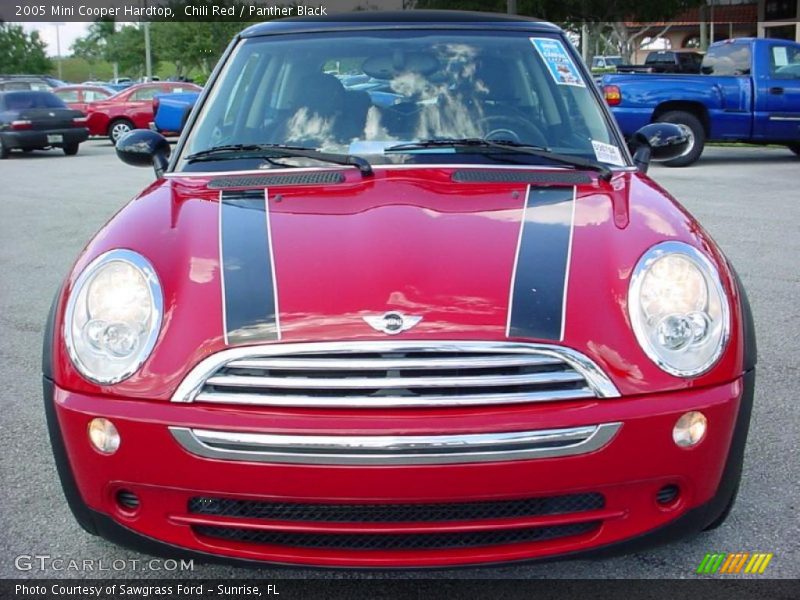 Chili Red / Panther Black 2005 Mini Cooper Hardtop