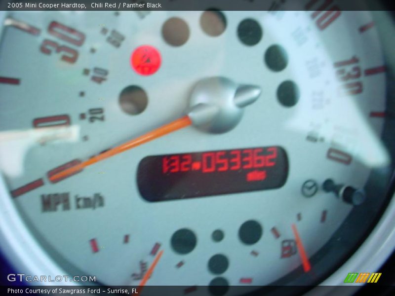 Chili Red / Panther Black 2005 Mini Cooper Hardtop