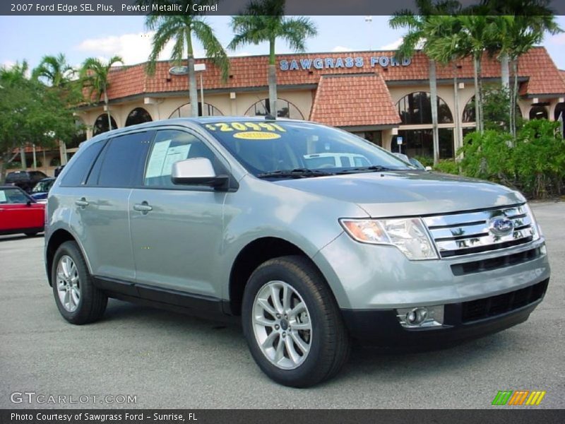 Pewter Metallic / Camel 2007 Ford Edge SEL Plus