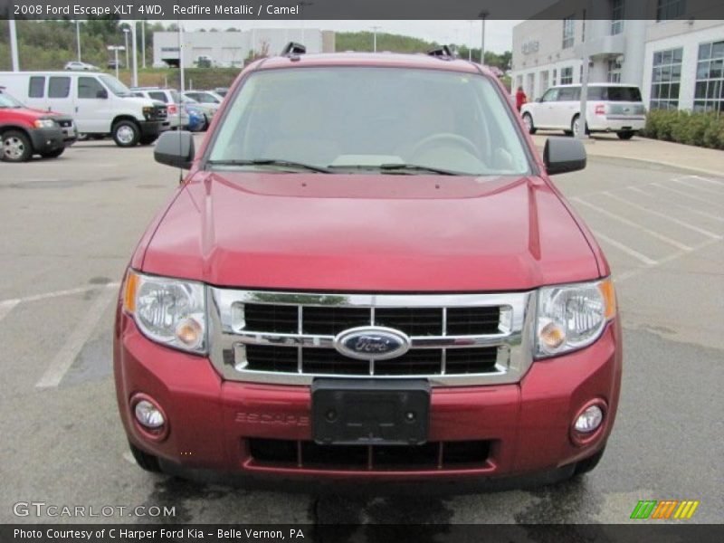 Redfire Metallic / Camel 2008 Ford Escape XLT 4WD