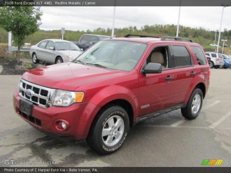 Redfire Metallic / Camel 2008 Ford Escape XLT 4WD