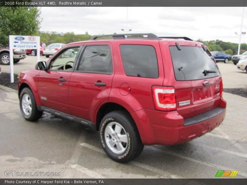 Redfire Metallic / Camel 2008 Ford Escape XLT 4WD