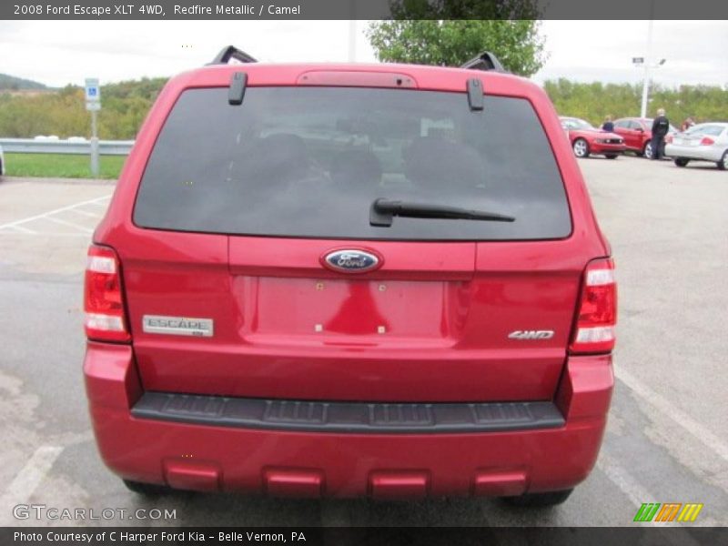 Redfire Metallic / Camel 2008 Ford Escape XLT 4WD