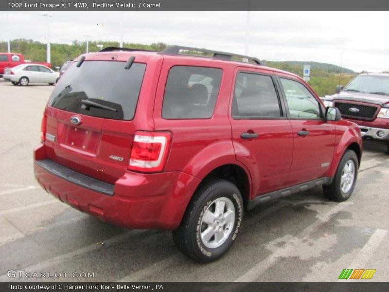 Redfire Metallic / Camel 2008 Ford Escape XLT 4WD