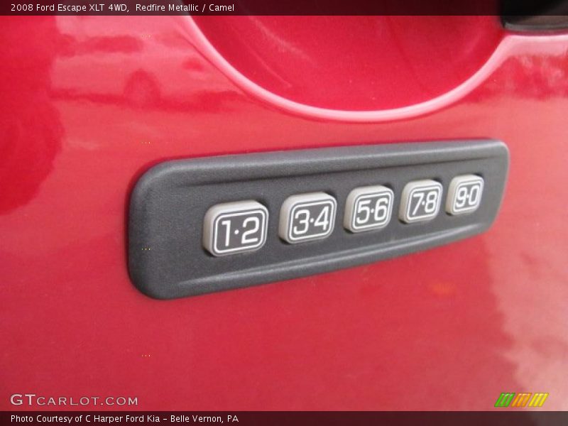 Redfire Metallic / Camel 2008 Ford Escape XLT 4WD