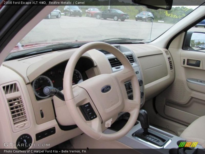 Redfire Metallic / Camel 2008 Ford Escape XLT 4WD