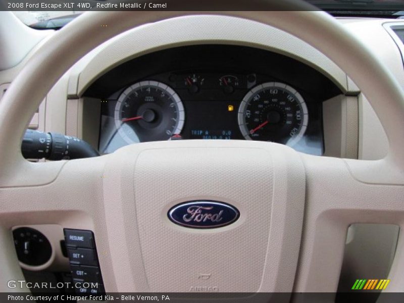Redfire Metallic / Camel 2008 Ford Escape XLT 4WD