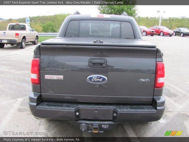 Alloy Grey Metallic / Dark Charcoal/Camel 2007 Ford Explorer Sport Trac Limited 4x4