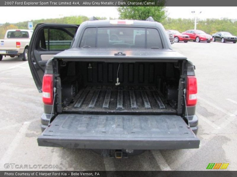 Alloy Grey Metallic / Dark Charcoal/Camel 2007 Ford Explorer Sport Trac Limited 4x4