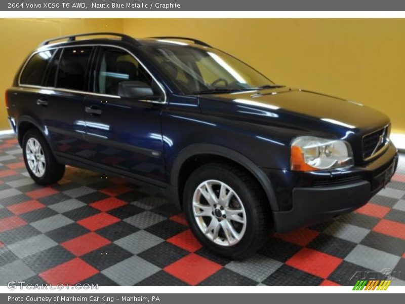 Nautic Blue Metallic / Graphite 2004 Volvo XC90 T6 AWD