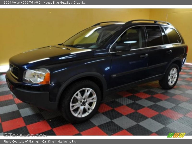 Nautic Blue Metallic / Graphite 2004 Volvo XC90 T6 AWD