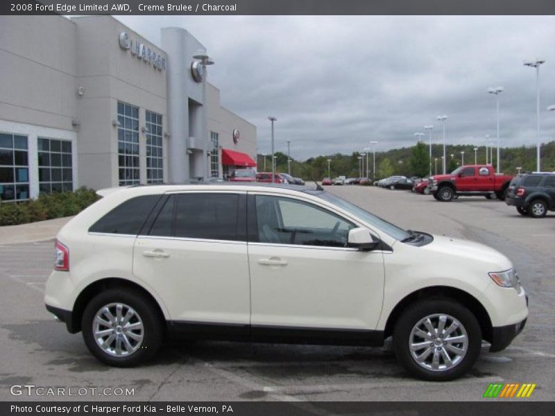 Creme Brulee / Charcoal 2008 Ford Edge Limited AWD