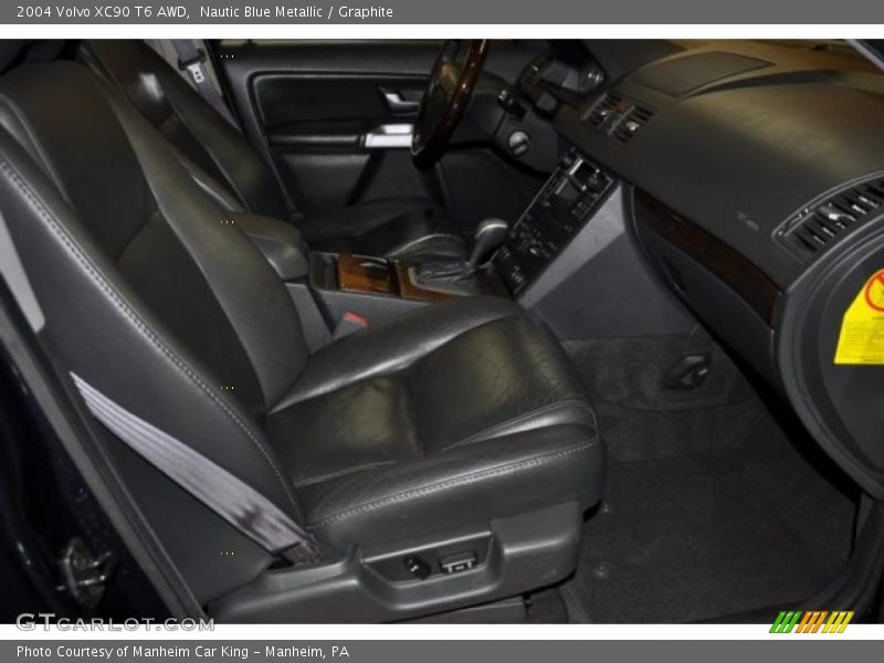 Nautic Blue Metallic / Graphite 2004 Volvo XC90 T6 AWD
