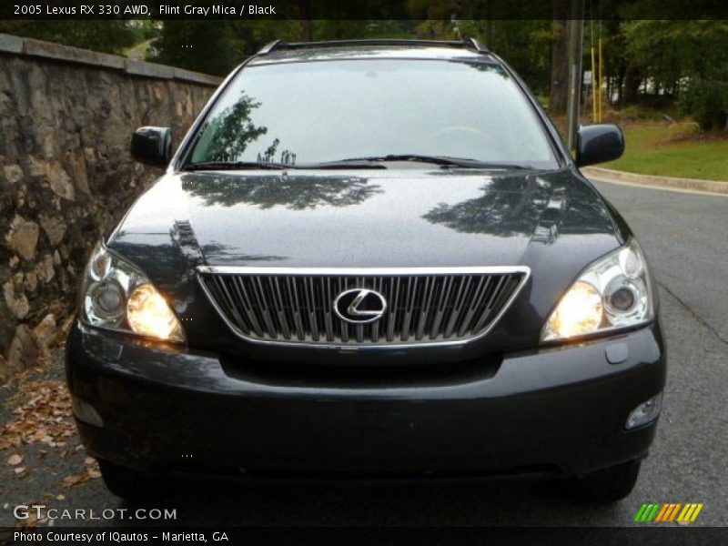 Flint Gray Mica / Black 2005 Lexus RX 330 AWD