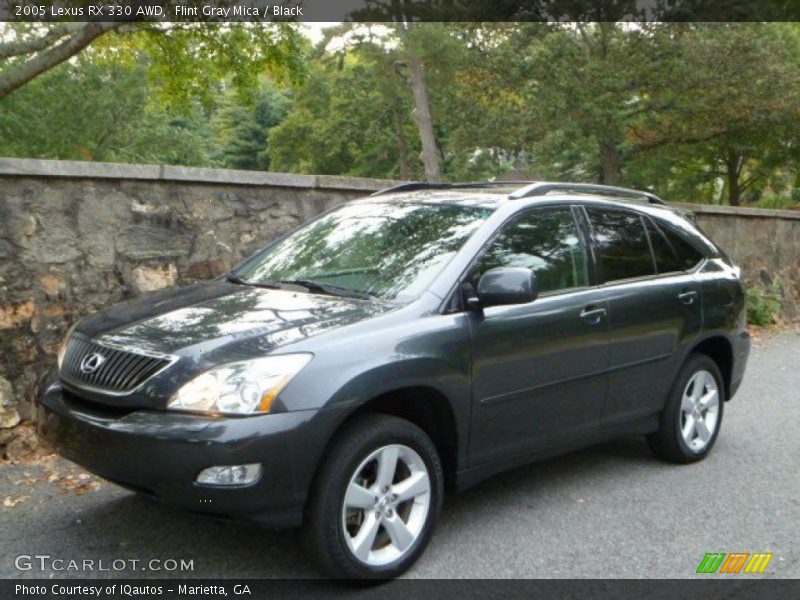 Flint Gray Mica / Black 2005 Lexus RX 330 AWD