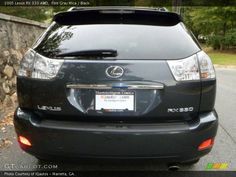Flint Gray Mica / Black 2005 Lexus RX 330 AWD