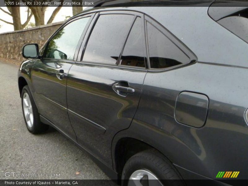 Flint Gray Mica / Black 2005 Lexus RX 330 AWD
