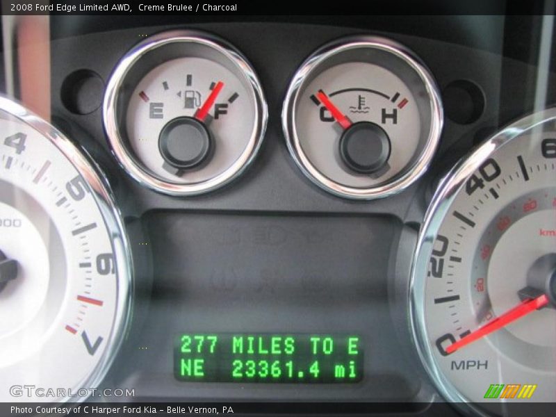 Creme Brulee / Charcoal 2008 Ford Edge Limited AWD