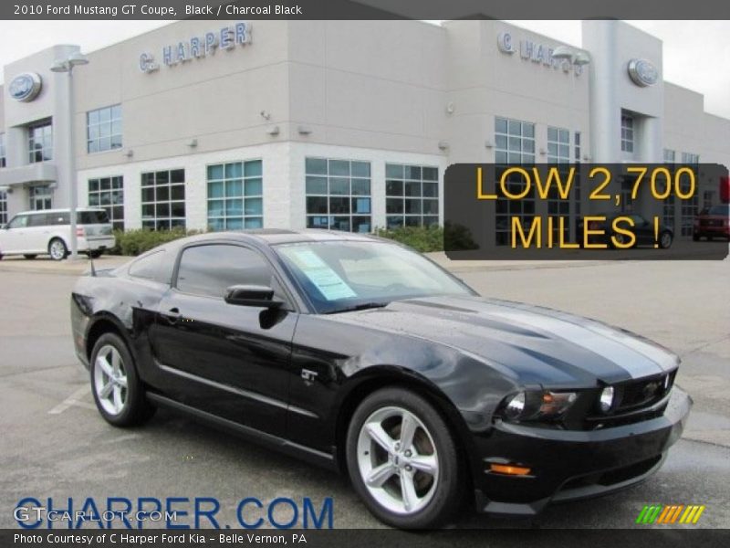 Black / Charcoal Black 2010 Ford Mustang GT Coupe