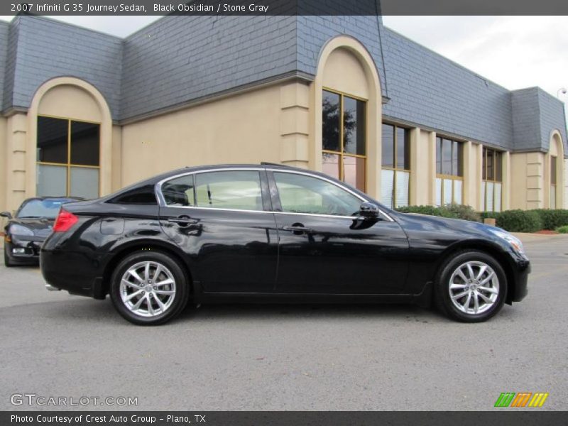 Black Obsidian / Stone Gray 2007 Infiniti G 35 Journey Sedan