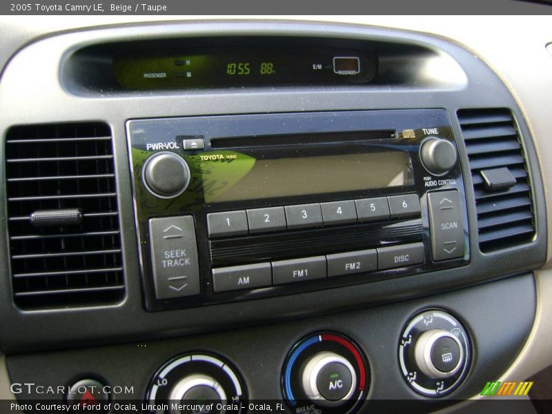 Beige / Taupe 2005 Toyota Camry LE