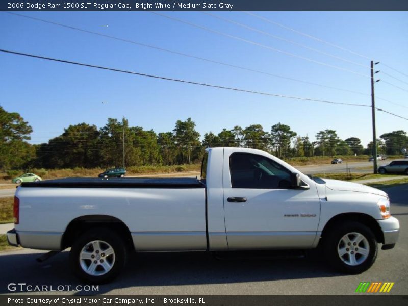 Bright White / Medium Slate Gray 2006 Dodge Ram 1500 SLT Regular Cab