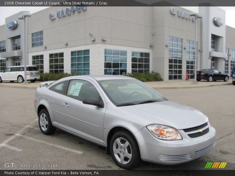 Ultra Silver Metallic / Gray 2008 Chevrolet Cobalt LS Coupe