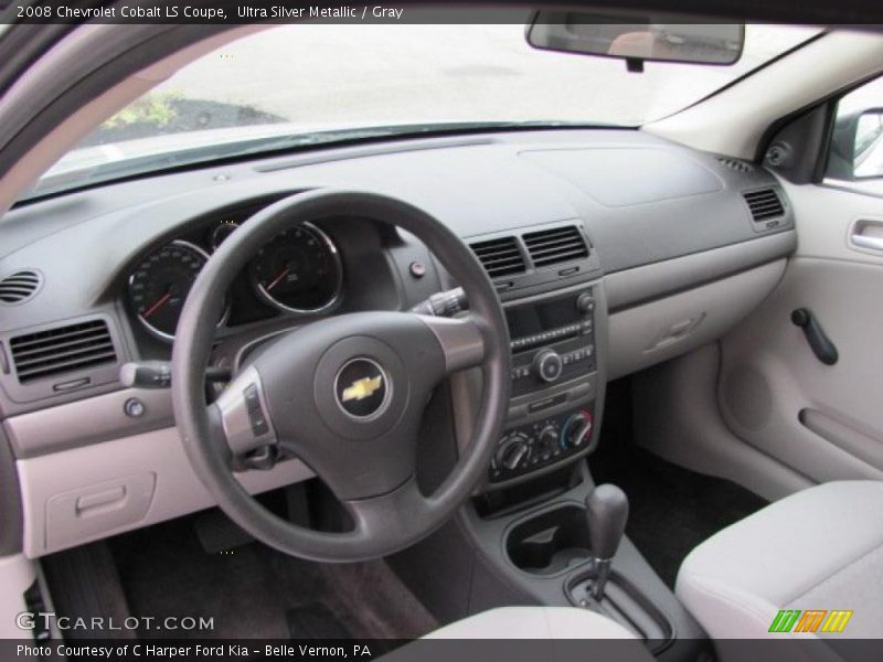 Gray Interior - 2008 Cobalt LS Coupe 
