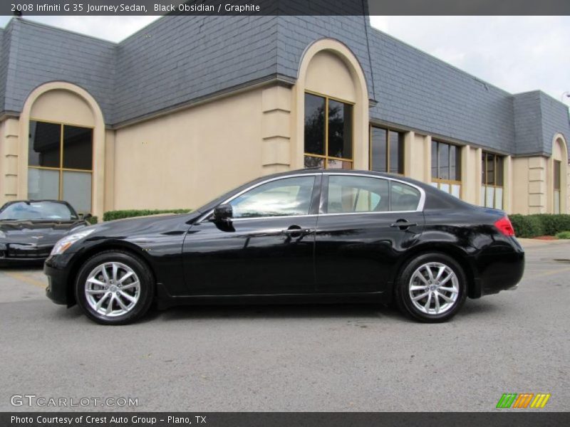 Black Obsidian / Graphite 2008 Infiniti G 35 Journey Sedan