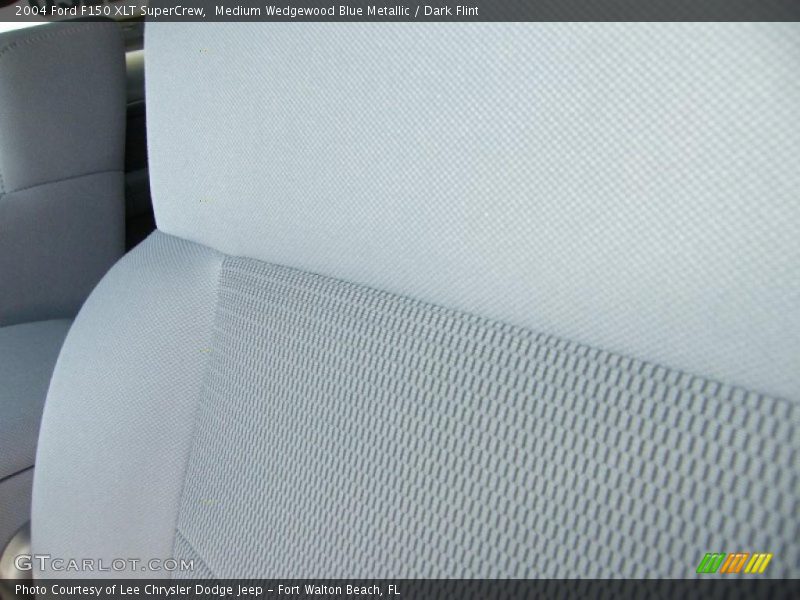 Medium Wedgewood Blue Metallic / Dark Flint 2004 Ford F150 XLT SuperCrew