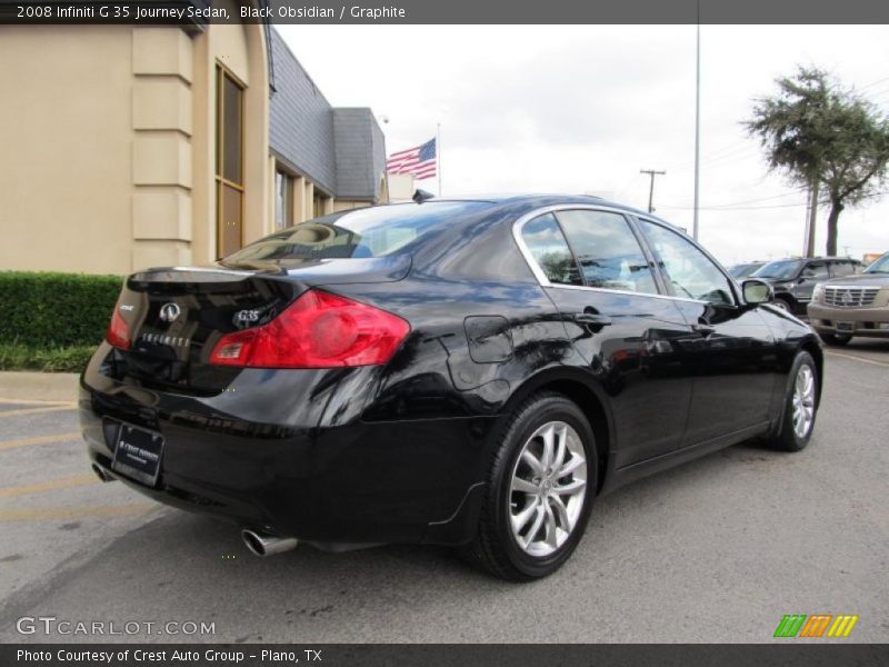 Black Obsidian / Graphite 2008 Infiniti G 35 Journey Sedan