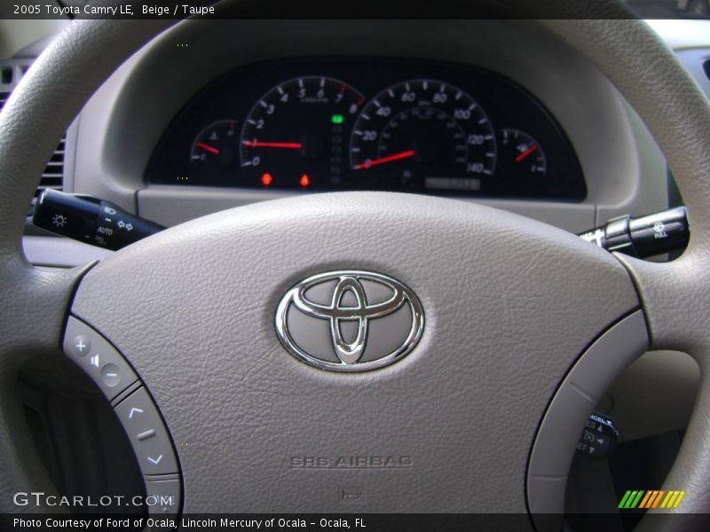 Beige / Taupe 2005 Toyota Camry LE