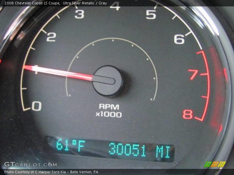 Ultra Silver Metallic / Gray 2008 Chevrolet Cobalt LS Coupe