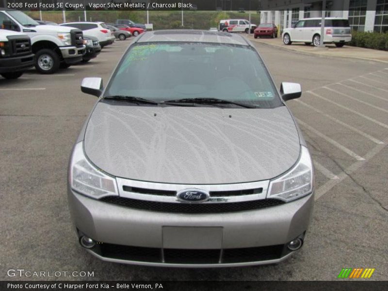 Vapor Silver Metallic / Charcoal Black 2008 Ford Focus SE Coupe