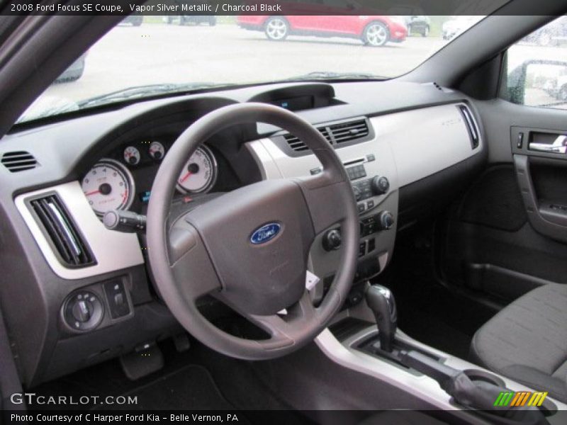 Charcoal Black Interior - 2008 Focus SE Coupe 