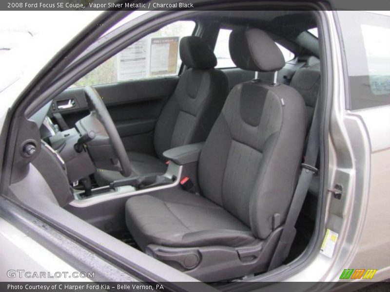  2008 Focus SE Coupe Charcoal Black Interior