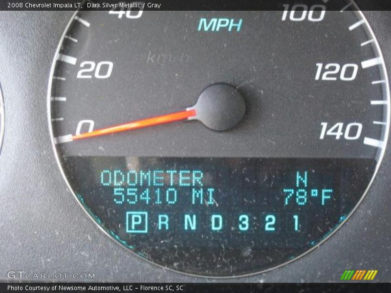 Dark Silver Metallic / Gray 2008 Chevrolet Impala LT