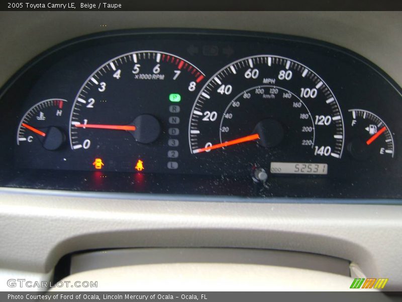 Beige / Taupe 2005 Toyota Camry LE