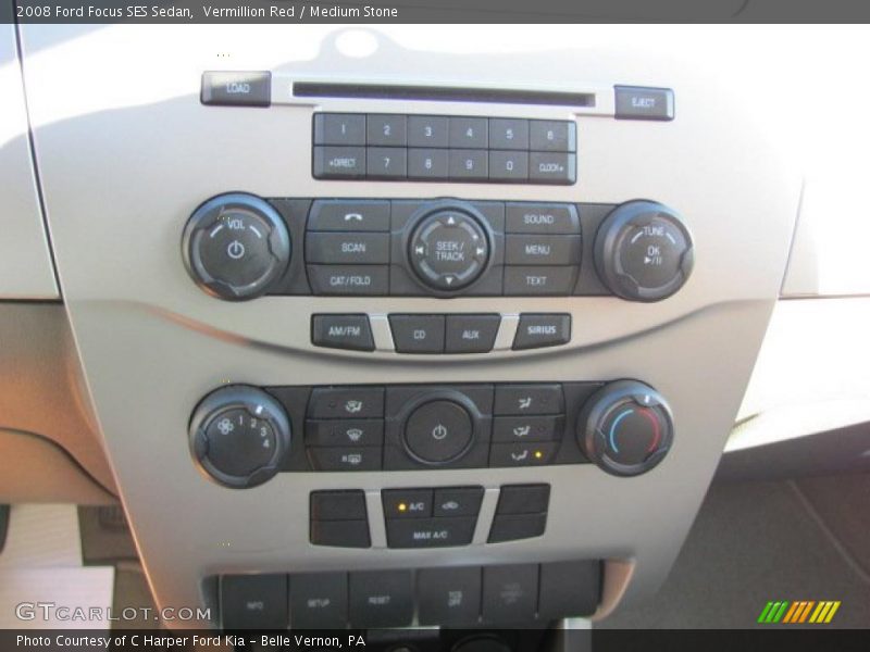 Vermillion Red / Medium Stone 2008 Ford Focus SES Sedan