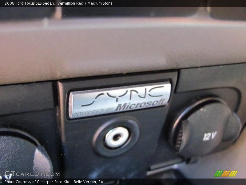 Vermillion Red / Medium Stone 2008 Ford Focus SES Sedan