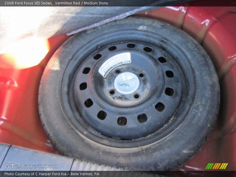 Vermillion Red / Medium Stone 2008 Ford Focus SES Sedan