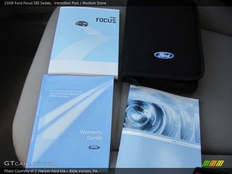 Vermillion Red / Medium Stone 2008 Ford Focus SES Sedan