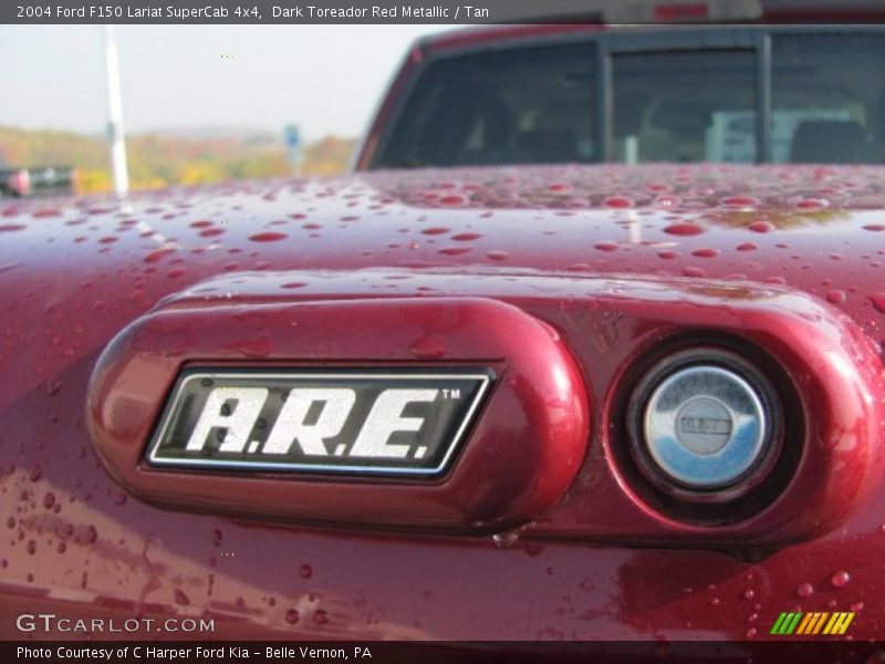 Dark Toreador Red Metallic / Tan 2004 Ford F150 Lariat SuperCab 4x4