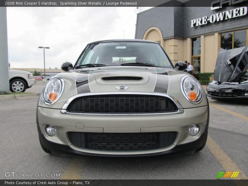 Sparkling Silver Metallic / Lounge Redwood 2008 Mini Cooper S Hardtop