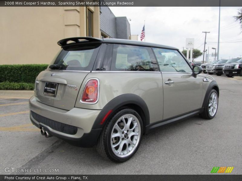Sparkling Silver Metallic / Lounge Redwood 2008 Mini Cooper S Hardtop
