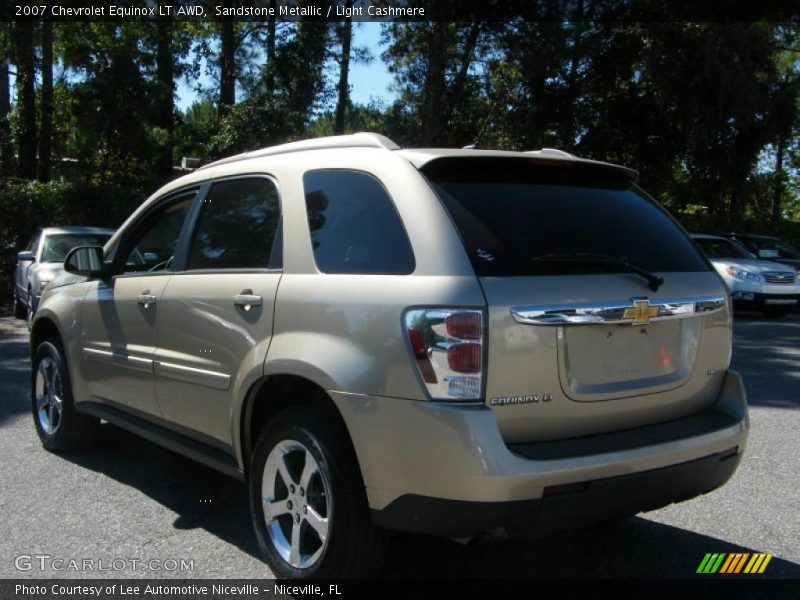 Sandstone Metallic / Light Cashmere 2007 Chevrolet Equinox LT AWD