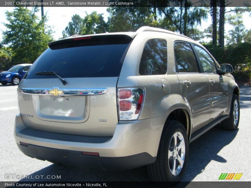 Sandstone Metallic / Light Cashmere 2007 Chevrolet Equinox LT AWD