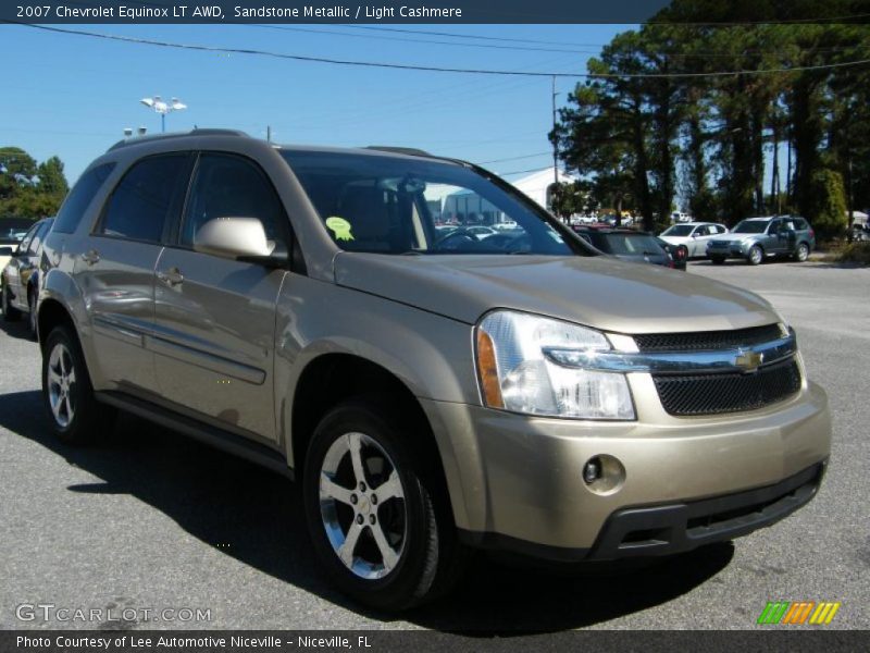 Sandstone Metallic / Light Cashmere 2007 Chevrolet Equinox LT AWD