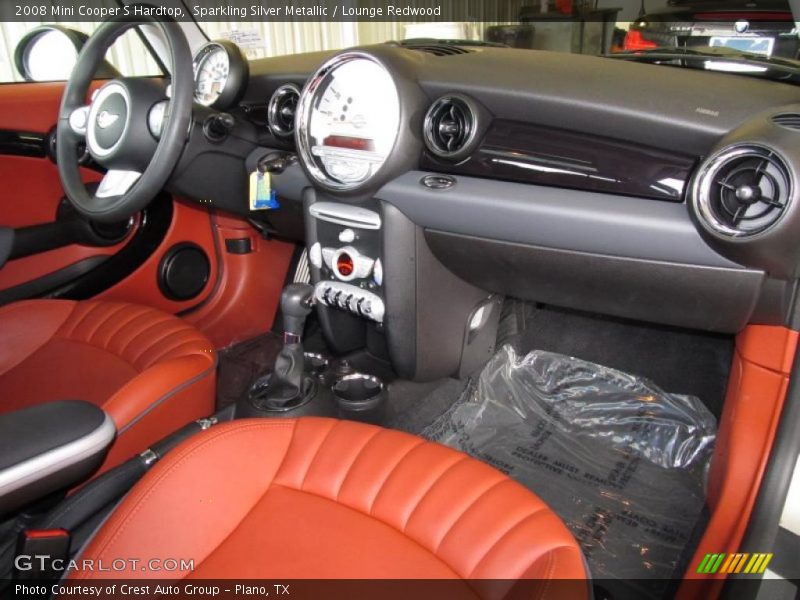  2008 Cooper S Hardtop Lounge Redwood Interior