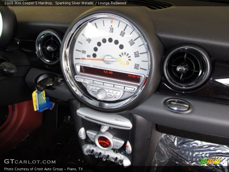 Sparkling Silver Metallic / Lounge Redwood 2008 Mini Cooper S Hardtop